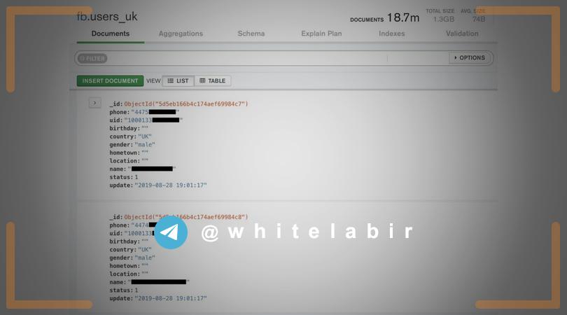 ◻️ افشای عظیم پایگاه داده مربوط به فیسبوک ...
